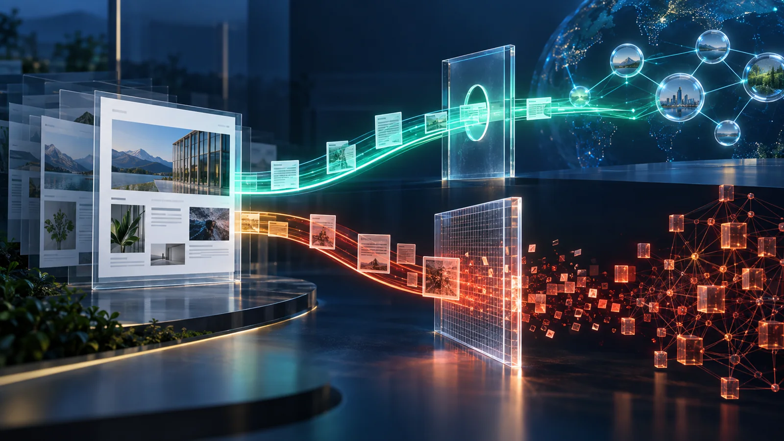 Doua trasee digitale pleaca din acelasi site: indexarea trece, iar fluxul catre antrenarea AI este oprit